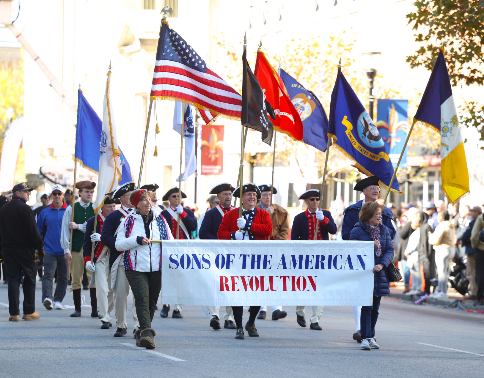 Sons of Revolution at parade.JPG